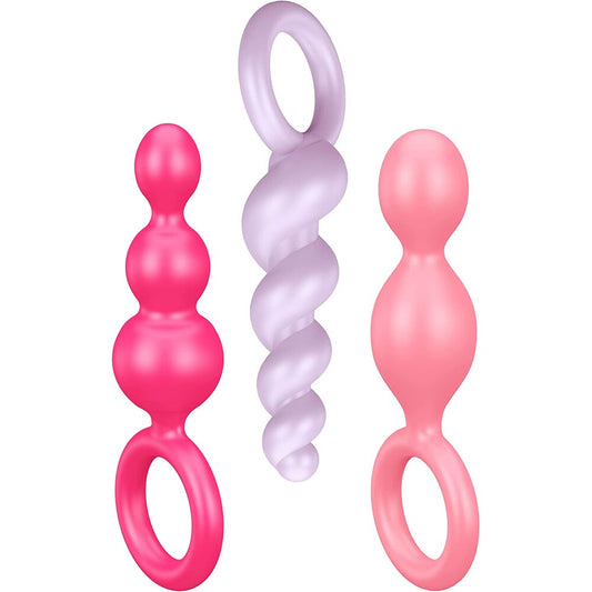 Satisfyer Booty Call Set Of 3 Multicolour Anal Plugs