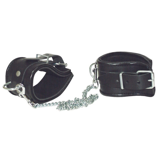 Leather And Chain Ankle Leg Restraint