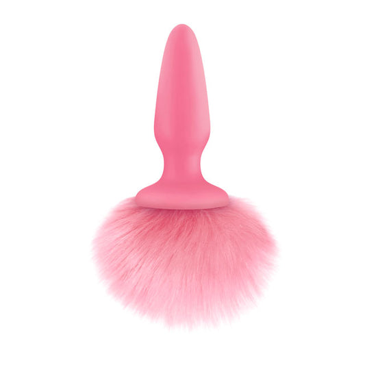 Pink Bunny Tail Butt Plug