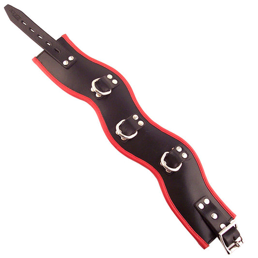 Rouge Garments Black And Red Padded Posture Collar