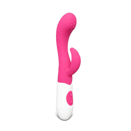 Silicone Dual Motors GSpot Vibrator Pink