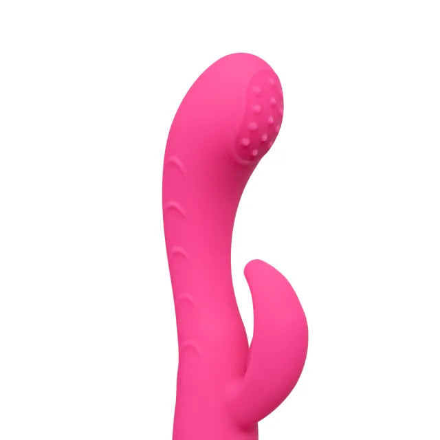 Silicone Dual Motors GSpot Vibrator Pink