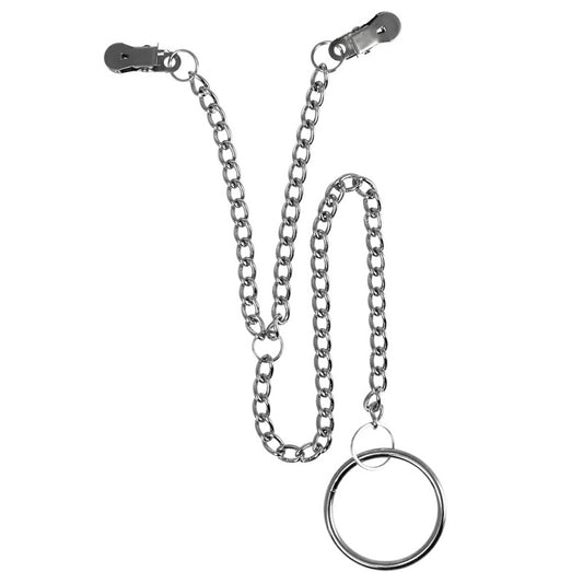 Nipple Clamps With Scrotum Ring